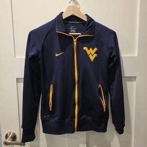 Nike West Virginia University Mountaineers Track Jacket Womens WVU Medium Vtg